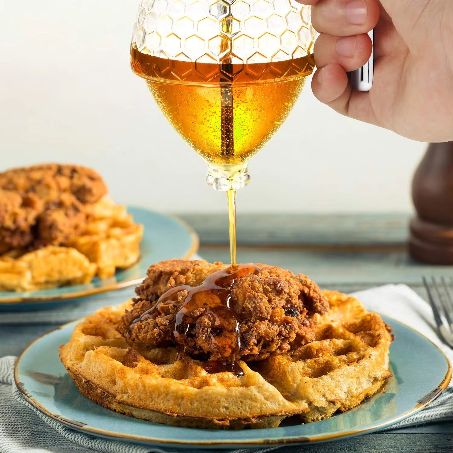 Honey Dispenser Jar 200ML | Drip-Free Syrup & Honey Pot